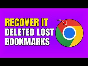 How To Recover Deleted Bookmarks in Google Chrome