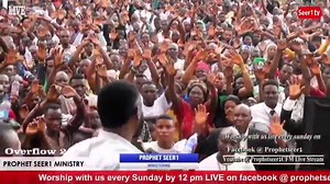 10K views · 1.7K reactions | Take this prophecy serious. Anything that you touch with your hands this week will produce money for you. Claim it now. Beloved, we cannot describe the crowd that we saw at the service today. This is record breaking. See the video for yourself because cameras failed to pick the crowd, it was unbelievable. Nigeria is being captured. See you next Sunday. #Seer1 | Prophet Seer1 | Facebook