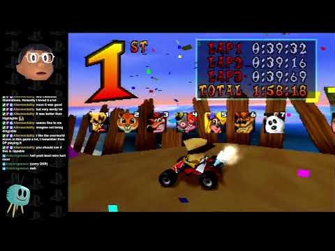Crash Team Racing (PS1, 1999) Part 1 | PlayStation Rotation Game #9