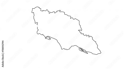 animated sketch of a map of the city of Nantong in China