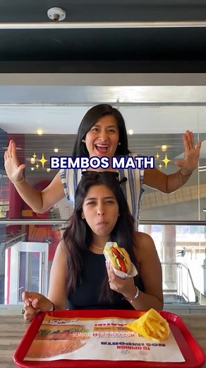 El ✨ Bembos math ✨ es lo mejor que nos pasó, así comemos más jaja #Bembos #Bembosmath