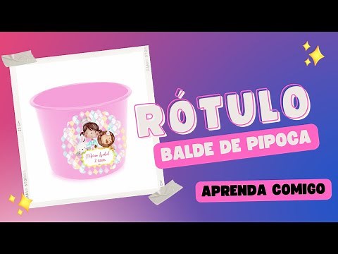 How to Make Labels for Popcorn Buckets in Studio