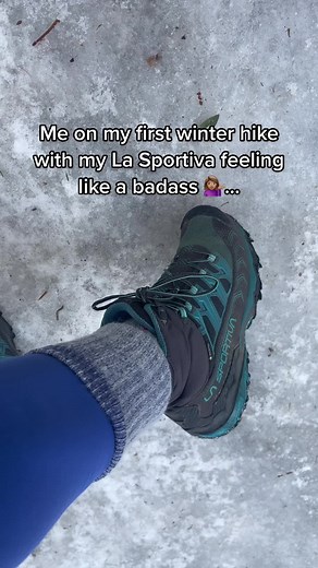 Winter Hiking Essentials: Crampons and Hiking Boots with Good Traction