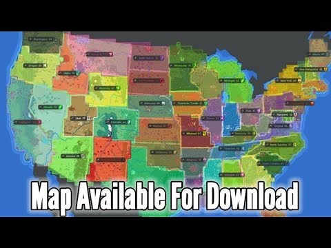 World Box USA Map Available For Download With Tutorial | Android And Steam!