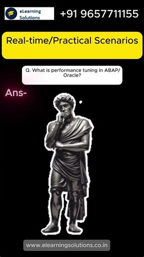 Performance Tuning in ABAP & Oracle | SAP Interview Question Explained