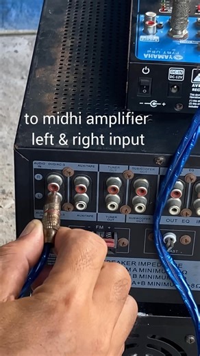 959K views · 15K reactions | 2 amp + mixer connection basic home audio system #fypシ゚viralシfypシ゚viralシalシ #followers #highlights | Bmj Electronics & fiber glass maker | Facebook