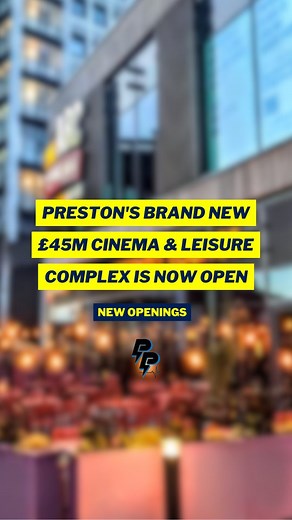 Preston Pulse | Preston's brand-new £45m cinema and leisure complex @animate_preston is now open! It features a state-of-the-art, 8-screen The Arc Cinema... | Instagram