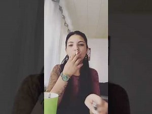 Coffee and a cigarette with this stunner.