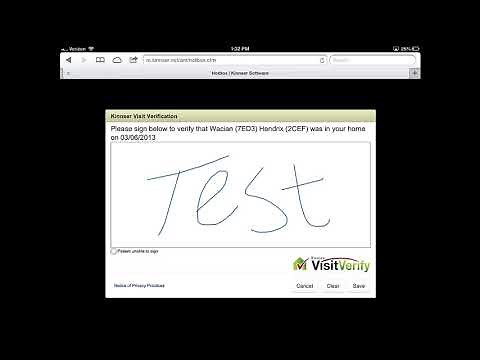Kinnser Visit Verify Tutorial (7.5 Minutes)