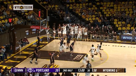 Watch the highlights from yesterday's Big win over Portland! | Wyoming Cowboy Basketball