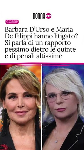 Barbara D’Urso e Maria De Filippi hanno litigato? Si parla di un rapporto pessimo e di penali alte
