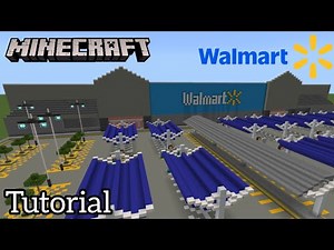 COMO HACER UN WALMART EN MINECRAFT