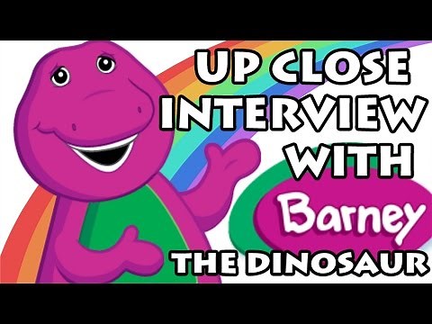 Up Close Interview with Barney the Dinosaur (Animated)