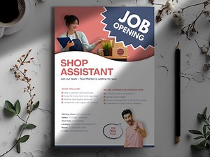 Job Offer | Job Opening Flyer – Printable PDF & PNG | Ready to Use Hiring | Recruitment Flyer - Etsy UK