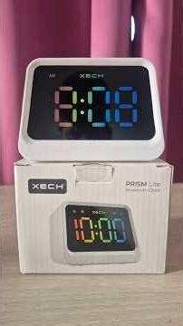 Xech digit colored alarm clock | Alarm clock for students | Unboxing ASMR #amazonfinds | Prism lite
