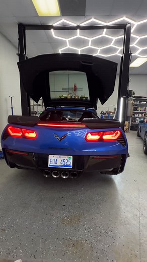 Late Model Racecraft on Instagram: "C7 Grand Sport with an A&A supercharger package we finished up."