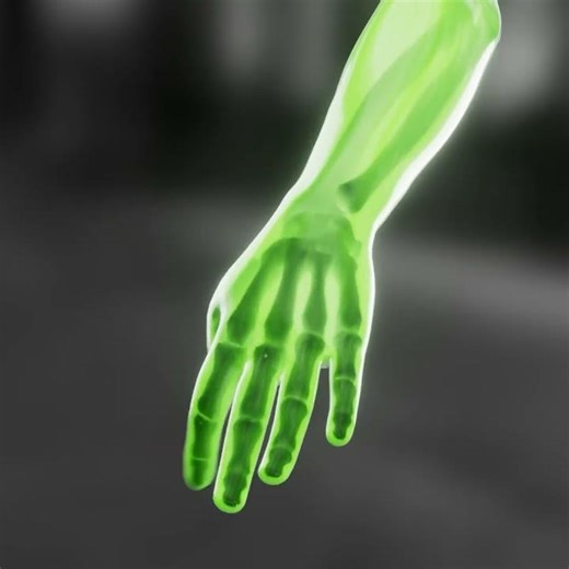 Hand Skeleton (5.1 Shader Raycast Node Test)