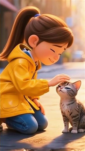 heart Touching Kitten Story❤️‍🩹💔❤️ #ai #cat #funny #viralvideo#hearttouching #cartoon