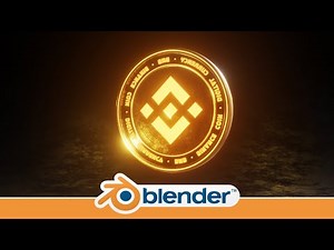 3D Binance Coin modeling in Blender 3.0