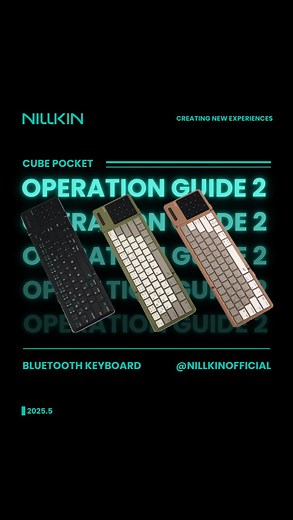 Nillkin Official on Instagram: "⌨ Operation Guide 2 | CUBE POCKET Keyboard: Foldable Travel + Touchpad Tips 🔹 ​​Language Switching​​ – Change layouts in a tap 🔹 ​​Battery Hacks​​ – LED signals show real-time power status 👉Missed ​​Part 1​​? Check our previous post! ​​✨ Why we love it:​​ ✅ Fits in your pocket, works anywhere ✅ Type + touchpad in one sleek foldable 👀 Featured:​​ 🚀 ​​CUBE POCKET Foldable Keyboard​​ – Your ultra-portable gear! 🔗 Grab yours: bit.ly/433xrZj #nillkin #foldablekey