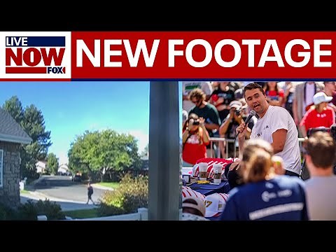 WATCH: New security camera footage shows Charlie Kirk shooting suspect walking on day of shooting