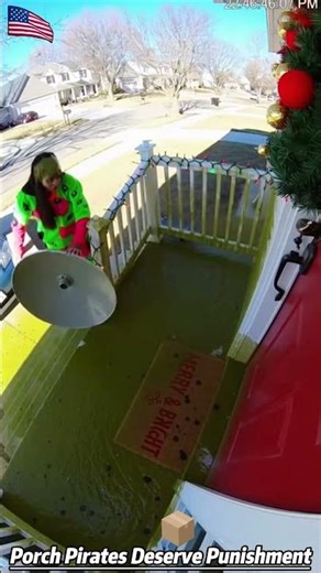 Porch exploding package box with glitter🏳️‍🌈✨🦄#porchpiratecaught #glitter #package #prank #fyp