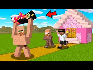 Mennu Got Kidnapped By Golem in Minecraft..