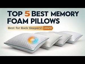 Top 5 Best Memory Foam Pillows for Back Sleepers (2025) – Ultimate Comfort & Support