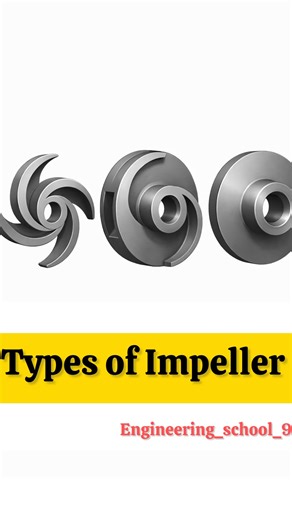 Engineering School on Instagram: "Types of Impeller in Pump | Open vs Semi-Open vs Closed Impeller Types of Impeller in Pumps ⚙️ Open | Semi-Open | Closed Know their use, working, and difference in simple words. Follow for more mechanical knowledge 💡 Types of impeller Impeller in pump Open impeller Semi open impeller Closed impeller Pump impeller types Centrifugal pump impeller Impeller working Mechanical engineering basics Pump parts explanation #Impeller #PumpParts #MechanicalEngineering #Eng