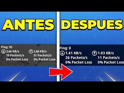 Cómo BAJAR el PING en FORTNITE y MEJORAR tu CONEXIÓN a INTERNET para REDUCIR el LAG!
