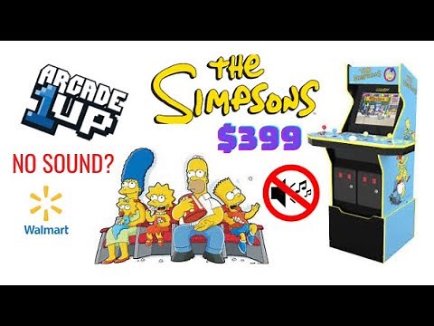 Arcade 1up The Simpsons ($399 Special) -NO SOUND?-Game issues/ Simpsons Bowling. Review
