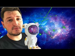 I Turned My Room Into Space! 🌌🚀 (Astronaut Galaxy Projector Review)