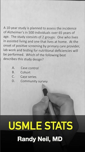 USMLE BIOSTATS: Less than 1 minute #usmlestep #usmle #medicalschooljourney #usmlejourney