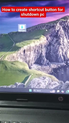 Secret PC Trick 🔥 Create Shutdown Shortcut Button in 10 Seconds #ComputerTricks #WindowsTips #PC