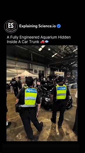 SCIENCE | FACT | KNOWLEDGE on Instagram: "A fully engineered aquarium hidden inside a car trunk. 🚗🐠 At first glance, it seems impossible — but with precision engineering, it’s a marvel of compact aquatic design. • Structural Integrity: The tank must withstand water pressure while confined to a limited space. Acrylic or tempered glass panels are custom-cut and reinforced to prevent bowing or leaks. • Water Circulation & Filtration: Miniature pumps, filters, and sometimes hidden sponge or bio-me