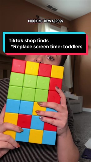 They finally made the magnetic cubes big enough for little hands to enjoy! 👏🏼 these MagiCube blocks are going to be a hit with the toddlers 🤩 #toys #toddlertoys #magicube #blocks #magneticcubes Gifts for toddlers