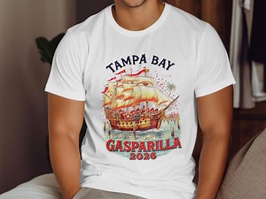 Tampa Bay Gasparilla 2026 Vintage Shirt: Pirate Invasion Retro Festival Tee - Etsy