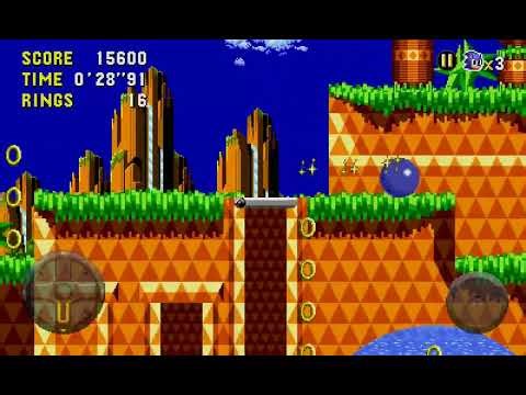 Sonic CD Miracle Edition Android Port Gameplay