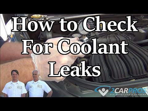 Car Engine Cooling System Pressure Test For Coolant Leaks