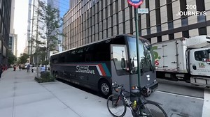 17K views · 386 reactions | America's MOST LUXURIOUS FIRST CLASS Bus Journey with Washroom Onboard | Expensive Bus from NYC to DC | 200Journeys | Facebook