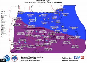 RI Weather: Snowstorm Tuesday Prompts Winter Weather Advisory