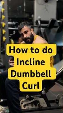 How to do incline dumbbell curl ✅ ‪@Jayram2.o‬ #bodybuilding #bicepsworkout #youtube