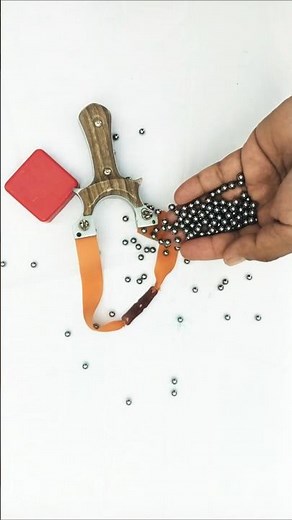 New Slingshot Model Test with 6mm Steel Ball | Power & Accuracy Demo 🔥