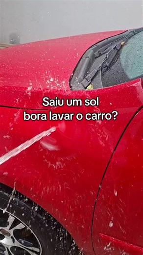 Saiu um sol: bora lavar o carro? meme e trend do momento