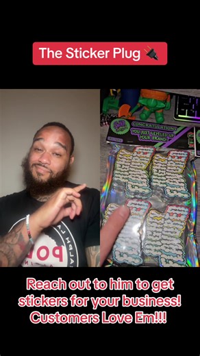 #duet with @S&D Customz LLC #stickers The Plug For All Your Custom Sticker Needs For Your Business #tshirtbusiness #stickers #smallbusiness #businessowner #clothingbusiness