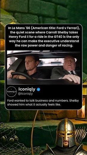 Ford v Ferrari (2019), the quiet scene where Carroll Shelby takes Henry