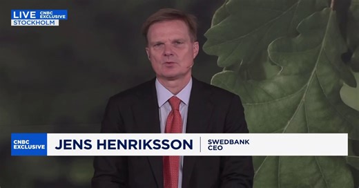 Swedish economy still muted but will grow next year: Swedbank CEO