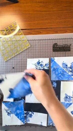 11K views · 118 reactions | Step two of the Churn Dash Quilt Block. Fun and easy to make-classic. Credit: stitchin_threads #quilting #sewing #fabric #pattern #quilttutorial | Leanne Barnes | Facebook