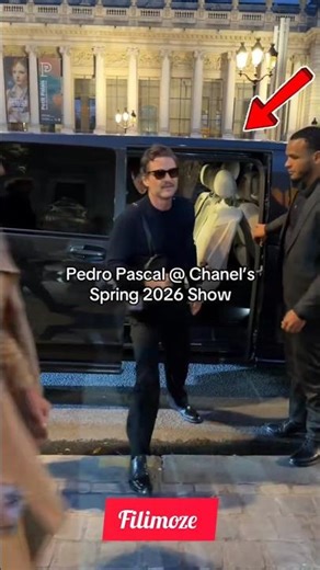 Pedro Pascal at Chanel Spring 2026 Show in Paris