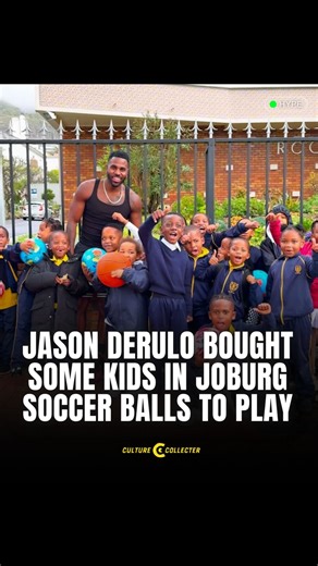 34K views · 65 reactions | American Singer & Songwriter Jason Derulo Shows Love for South African Kids in Johannesburg  by buying them some Soccer Balls to Play ⚽️ Cc: @jasonderulo | Culturecollecter | Facebook
